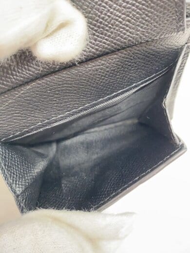 商品画像：2つ折り財布/レザー/BLK/無地/メンズ/CJ883// 5