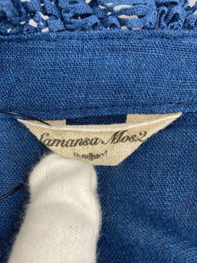 商品画像：長袖ワンピース/FREE/リネン/BLU 3