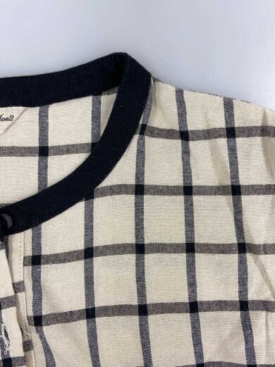 商品画像：半袖ワンピース/FREE/コットン/BEG/チェック 6