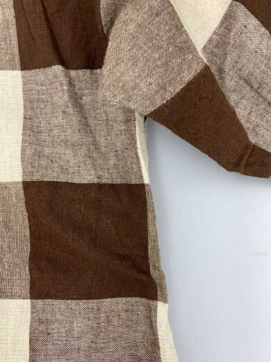 商品画像：半袖ワンピース/FREE/コットン/BEG/チェック 6