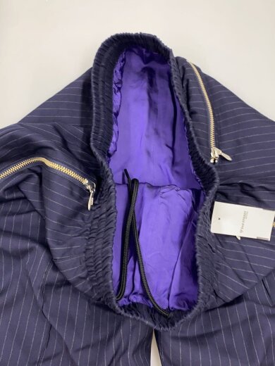商品画像：Track Pant/St/Wool Viyella/M/ウール/NVY/ストライプ/PU1504// 3