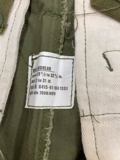 商品画像：M-65/MILITARY/フィールドパンツ/S/コットン/KHK/無地/8415-01-184// 4