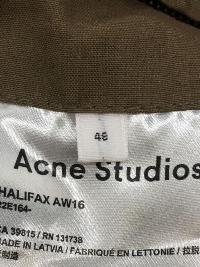 画像：Acne Studios(Acne)ダウンジャケット/48/コットン/GRN/無地/ヤケ有/16AW HALIFAX4