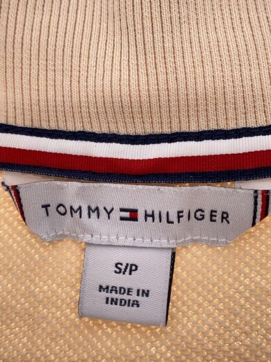 画像：TOMMY HILFIGER長袖ワンピース/S/コットン/BEG/スウェット/ハーフジップ3