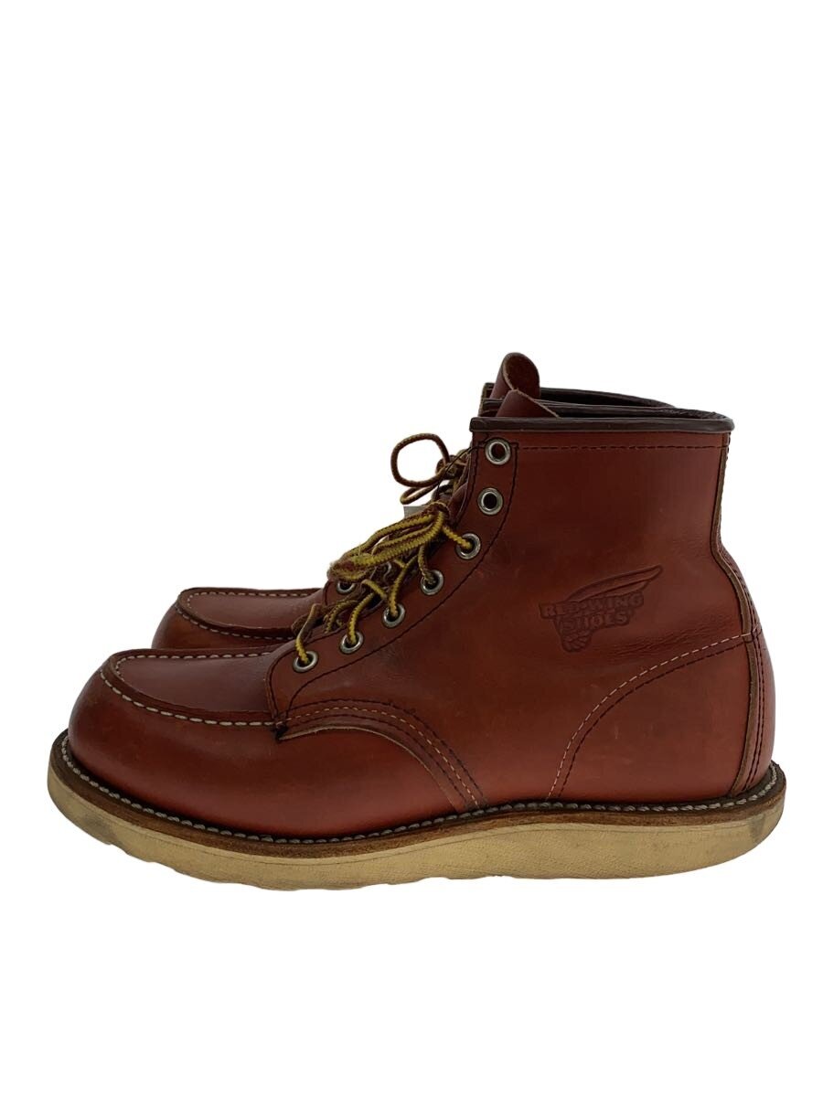 RED WING / レースアップブーツ/24.5cm/BRW/レザー/8875