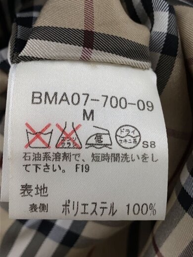 商品画像：トレンチコート/M/ポリエステル/BLK/BMA07-700-09 4