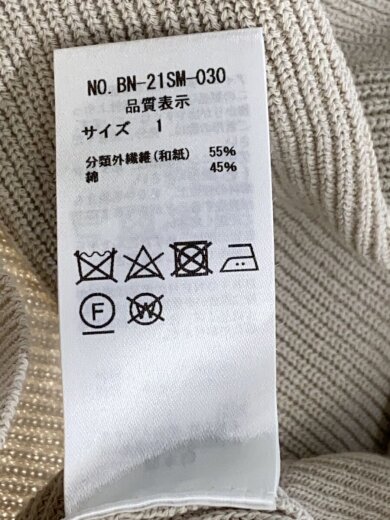 商品画像：カーディガン(薄手)/1/--/BEG/BN-21SM-030 4