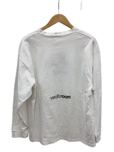 商品画像：長袖Tシャツ/L/コットン/WHT/×SPYGEA BIG L/S 2