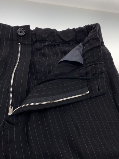 商品画像：日本製/ボトム/M/テンセル/BLK/ストライプ/イージーパンツ 3