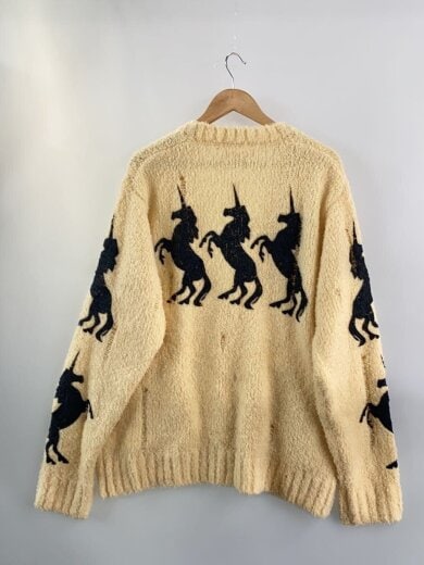 商品画像：UNICORN GRUNGE CARDIGAN/カーディガン(厚手)/48/CRM/MFFW-KN0123// 2