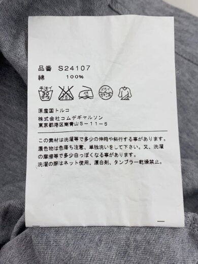 商品画像：Tシャツ/S/コットン/GRY/S24107// 5