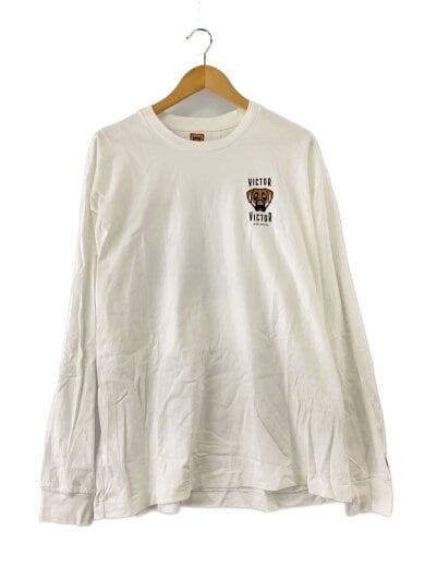 商品画像：23SS/VICTOR VICTOR L/S TEE/長袖Tシャツ/XXL/コットン/WHT// 1