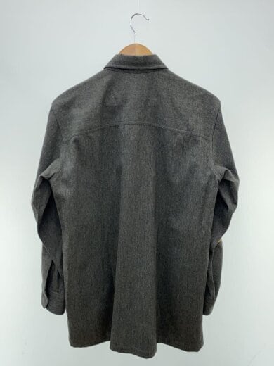 商品画像：エルボーパッチ/USA製/長袖シャツ/M/ウール/GRY 2