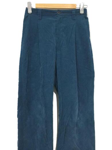 画像：MAISON SPECIALサマーコーデュロイワイドパンツ/1/コーデュロイ/BLU/アタリ、色褪せ、シワ有1