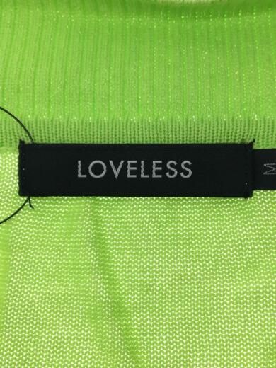 画像：LOVELESS22ss/グラデーションカーディガン/M/コットン/グリーン/汚れ有/61N55-714-713