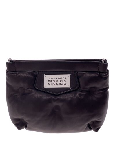 商品画像：グラムスラム ミニショルダーチェーン/ショルダーバッグ/レザー/BLK/無地/S56WF0161 1