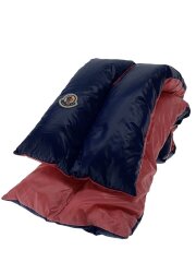 バイカラーマフラー/ナイロン/ネイビー/メンズ