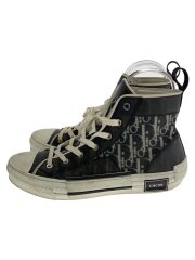 B23 HT OBLIQUE TRANSPARENCE/ハイカットスニーカー/ブラック