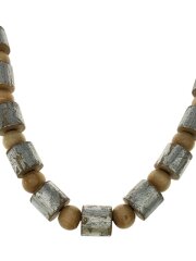 WOOD METAL COW LEATHER/ネックレス/--/SLV/トップ無/メンズ/251907