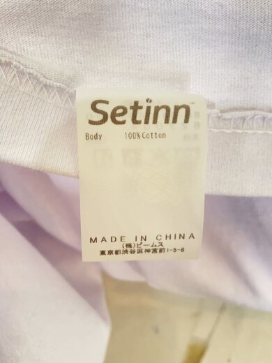 商品画像：Setinn/Tシャツ/XL/コットン/WHT/プリント/SI-ABS001 4