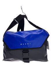 メッセンジャーバッグ/PVC/ブラック