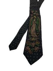 シルクツイルマリアタイ/ネクタイ/シルク/ブラック/メンズ/K2403XG503