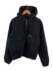 23SS/Double Dye Work Jacket/ワークジャケット/L/コットン/ブラック/115689