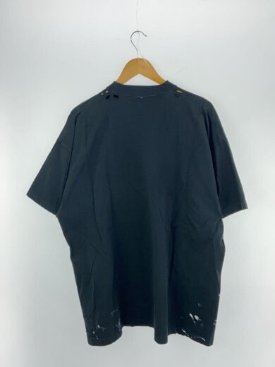 商品画像：METAL LOGO CRASHED S/S TEE/Tシャツ/L/コットン/ブラック/694576 TMV88 2