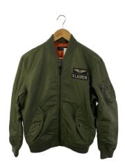 フライトジャケット/S/ポリエステル/カーキ