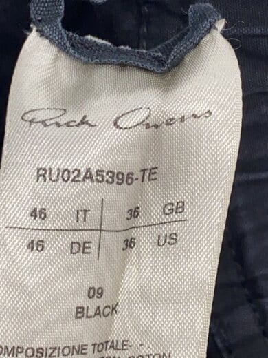 商品画像：21AW/MASTODON CARGO/カーゴパンツ/44/コットン/ブラック/RU02A5396-TE 4