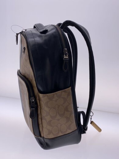 商品画像：グラハム/シグネチャリュック/レザー/ブラウン/総柄/C3230/角擦れ有 2