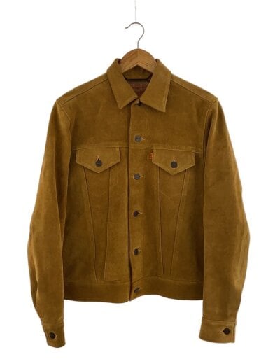 画像：Supreme × Levi’s11AW/Leather Trucker/レザートラッカージャケット/S/スウェード/キャメル1