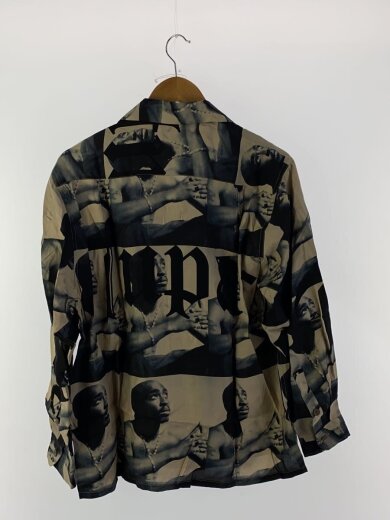 商品画像：23AW/×2PAC/長袖シャツ/S/レーヨン/ベージュ×ブラック/総柄 2