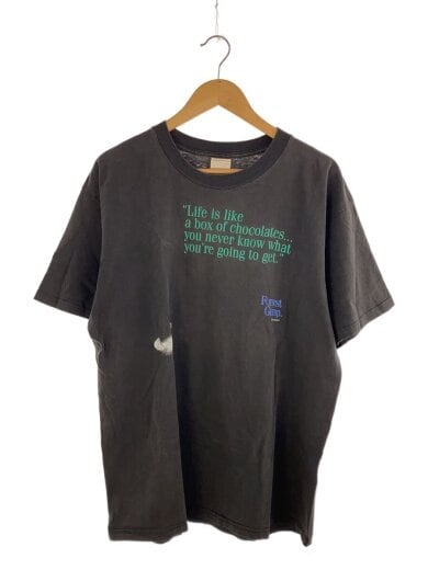 商品画像：90s/Forrest Gump/袖シングル裾ダブル/USA製/Tシャツ/XL/コットン/グレー 1