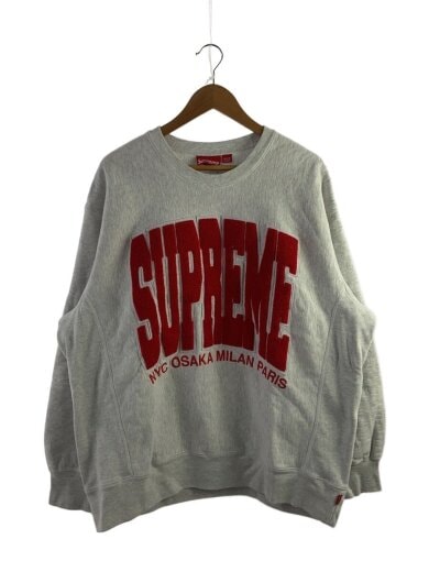 画像：Supreme21AW/Cities Arc Crewneck/スウェット/XL/コットン/グレー1