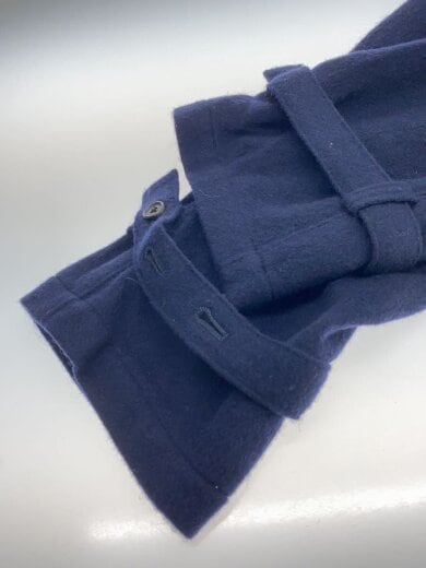 商品画像：22AW/WOOL BEAVER HEM BELT MILITARY PANTS/3/ウール/ネイビー 6