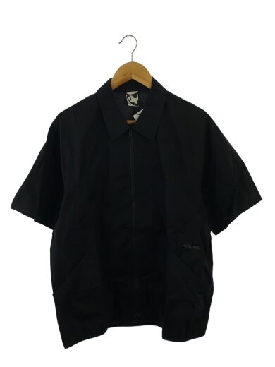 商品画像：半袖シャツ/M/コットン/ブラック/BG127084DI 1