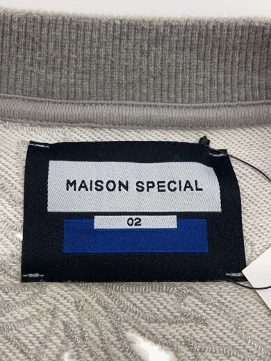 商品画像：23AW/Leaf Cutwork Embroidery/スウェット/2/コットン/グレー/11232411305 3