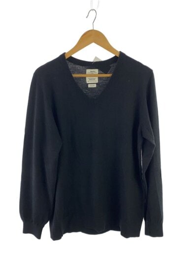商品画像：18AW/CASHMERE V-NECK KNIT(薄手)/3/カシミア/ブラック/0118205012005 1
