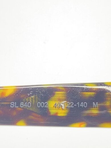 商品画像：サングラス/ウェリントン/プラスチック/イエロー/クリア/メンズ/SL 640 5