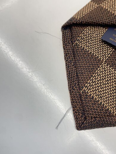 商品画像：24SS/ダミエ・ポップ/ネクタイ/シルク/ブラウン/チェック/メンズ/M79657 5