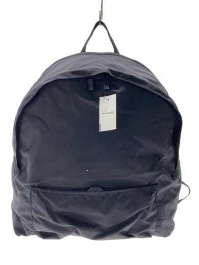 商品画像：BACKPACK STANDARD SOLID EO M/リュック/ポリエステル/BLK/無地/汚れ有 1