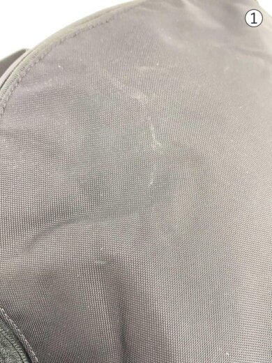 商品画像：BACKPACK STANDARD SOLID EO M/リュック/ポリエステル/BLK/無地/汚れ有 7