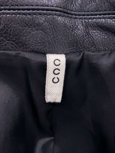 商品画像：25AW/COACH JKT/CCU/レザージャケット・ブルゾン/2/牛革/BLK/SH-65-C-COW 3