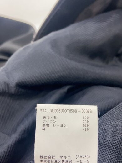 商品画像：フード付きピーコート/44/ウール/ブラック/W14JUMUQO5U00TW588// 5