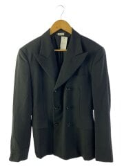 AD2020/テーラードジャケット/S/ウール/ブラック/PG-J066