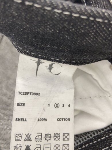 商品画像：25SS/LAND WARFARE DENIM PANTS/2/コットン/ブラック/TC25PT0802 5