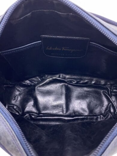 商品画像：ヴァラリボンショルダーバッグ/レザー/ネイビー 6