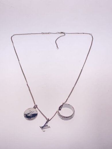 商品画像：リングネックレスモノグラム_モノグラム_SLV/メッキ/シルバー/トップ有/メンズ 2