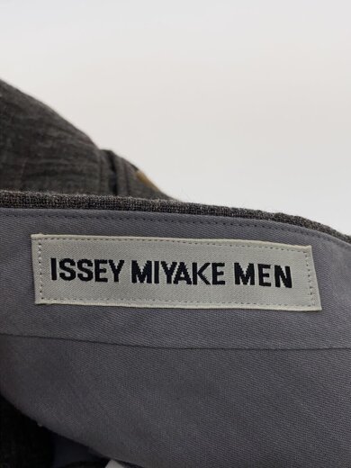 商品画像：00s/02年/2タックリネンウールスラックスパンツ/ボトム/4/ウール/グレー/ME22FF566/銀タグ 4